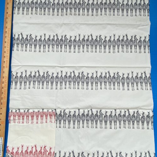 IMG_4736 16 Berkbox86 Square Jacquard by Old World Weavers Zebras on Parade Black White Animals MSRP 300+/y