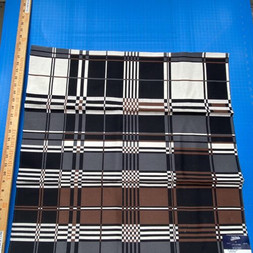 IMG_4784 28 Berkbox86 Square Jacquard by Jean Paul Gaultier St. Jean de Luz Chataigne Viscose Plaid Square MSRP USD628/y