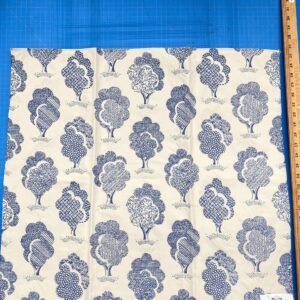 15 Berkbox88 Square Woven by Grey Watkins Ashbury Grove Maple Tan Cream Topiary Brocade Cotton MSRP USD 152/Y