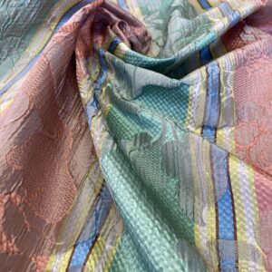 Brunschwig & Fils Monteverde 100% Linen Satin Grandure! Moss Bark Silver #1404