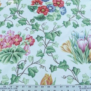 P1140027 by  yard 100% Silk Classic Chambord Silk Lisere Pink Cream Stripe