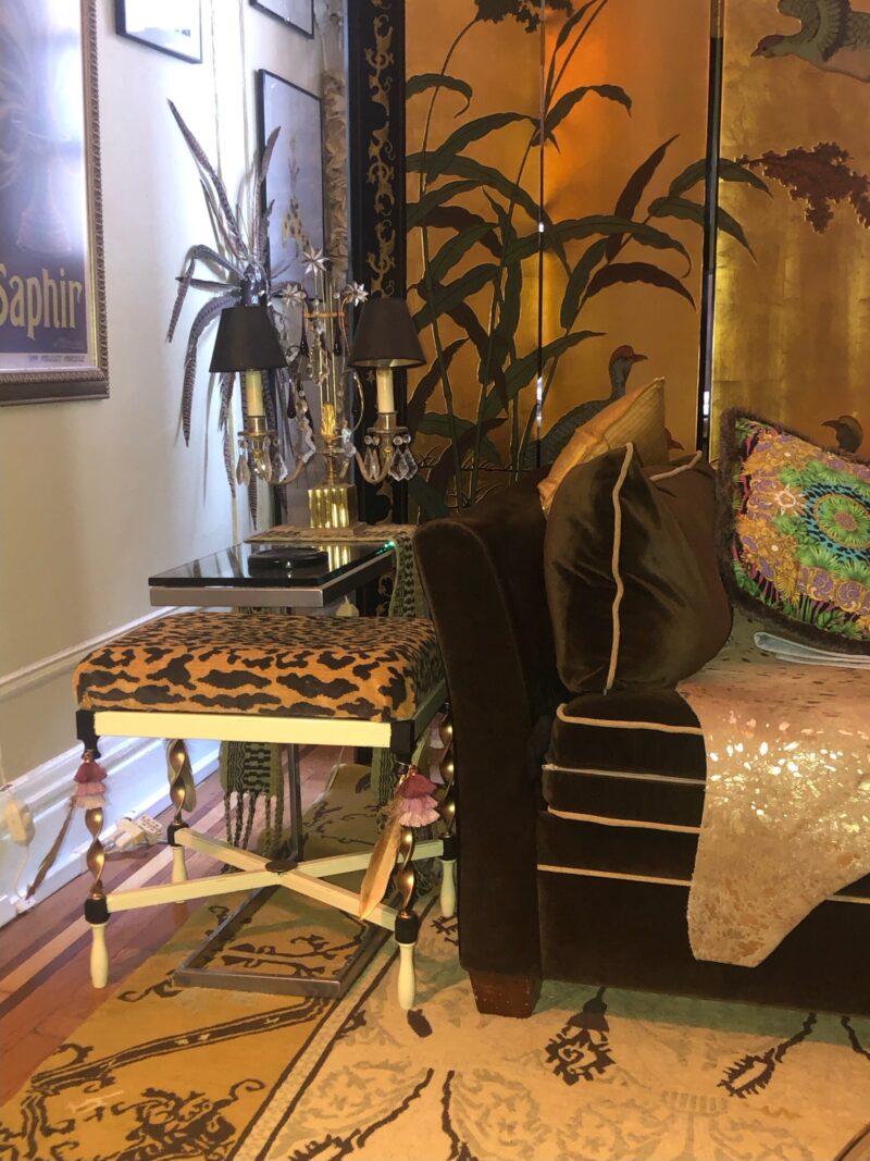 image1 12 Berkbox63 Square Scalamandre Old World Weavers Leopard Velvet in Piccolo Linen Hiend Animal skin Cheetah Orange Black Velvet MSRP USD 500+/yard