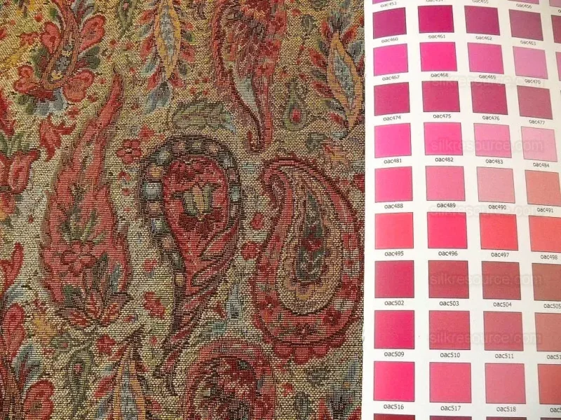 products-P1390459 Lee Jofa Kashmir Bengali Cotton Tapestry Woven Paisley MSRP USD 196/Y