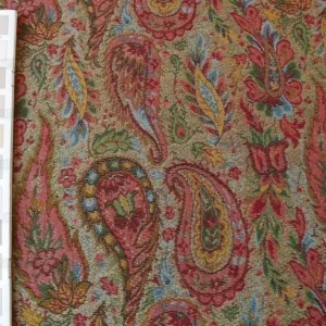 products-P1390465 Lee Jofa Kashmir Bengali Cotton Tapestry Woven Paisley MSRP USD 196/Y