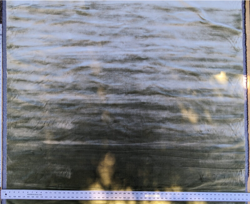 IMG_387 Scalamandre Folio Thyme Green Superb Silk Velvet With Cuddly Silk Pile Yet Durable brown MSRP USD 566/y