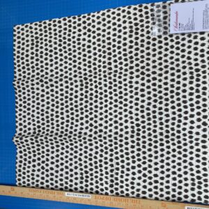 IMG_5526 11 Berkbox89 Square Jacquard by Scalamandre Dot Weave Charcoal Black White Small Scale Dot Circle Cotton MSRP USD 414/y