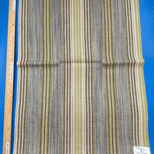 IMG_5757 9 Berkbox91 Square Jacquard by Grey Watkins Cuzco Stripe Grey Brown Green Beige MSRP USD262/y