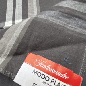 IMG_5765 10 Berkbox91 Square Jacquard by Scalamandre Modo Plaid Brown White Plaid Check MSRP USD156/y