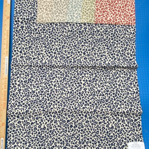 IMG_5808 1 Berkbox92 Square Jacquard by Old World Weavers Kitten Navy Blue White Abstract Small Scale MSRP USD300+/y