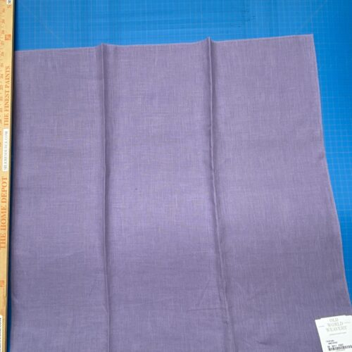 IMG_5897 14 Berkbox93 Square Plains Texture by Old World Weavers Festival Amethyst Purple Linen Solid MSRP USD124/y