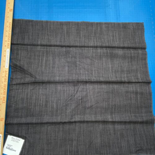 28 Berkbox93 Square Plains Texture by Christian Fischbacher Eco FR Heavy Midnight Black Solid MSRP USD300+/y