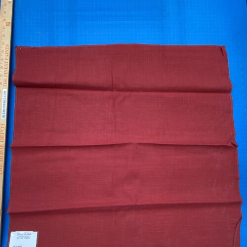 30 Berkbox93 Square Plains Texture by Christian Fischbacher Eco FR Heavy Cardinal Red Solid MSRP USD300+/y