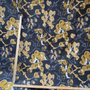 IMG_6005 36 Berkbox93 Length Jacquard by Lelievre Paris Bali-Le Coton Floral White Yellow Gray Reversible 2.1yds x 58.25w" MSRP USD 696/y