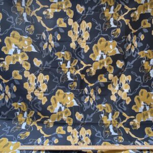 IMG_6006 36 Berkbox93 Length Jacquard by Lelievre Paris Bali-Le Coton Floral White Yellow Gray Reversible 2.1yds x 58.25w" MSRP USD 696/y