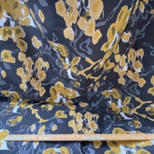 IMG_6007 36 Berkbox93 Length Jacquard by Lelievre Paris Bali-Le Coton Floral White Yellow Gray Reversible 2.1yds x 58.25w" MSRP USD 696/y