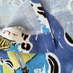 IMG_6820 10 BerkBox94 Raoul Textile Line Hand Print Made in US Blue Kids Nursery Europe Landscape Pissa Paris Athens MSRP 0+/y