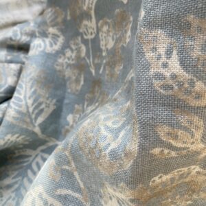 IMG_6944 10 BerkBox95 Printed Fabrics by  Scalamandre Calais Linen Print Sky Blue White Floral MSRP300+/y