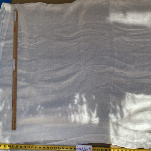 IMG_7143 15 Berkbox96 Length Plains Textures by Houles Paris Tissu Gaya Coloris Sheer White Solid MSRP USD200+/y