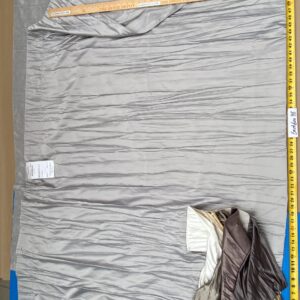 IMG_7248 1 Berkbox98 Length Plains Texture by Christian Fischbacher Atlas Plisse Steel Gray Solid Polyester MSRP USD300+/y