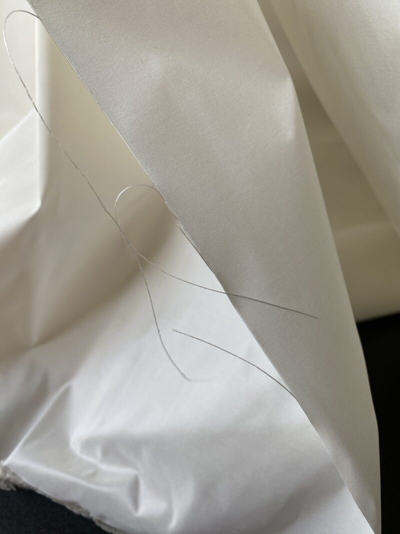 IMG_7907 Scalamandre Ascot Ivory 100% silk Taffeta Pure White Very Thick! Per Yard MSRP USD 238/Y