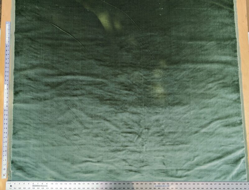 PXL_20240228_204052777 Queen's Silk Velvet Jade Green Radiance Highest Quality Heavy 39,000+ martindale MSRP USD 728/Yard