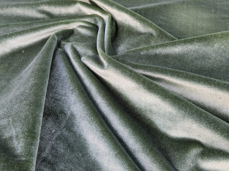 PXL_20240228_204144240 Queen's Silk Velvet Jade Green Radiance Highest Quality Heavy 39,000+ martindale MSRP USD 728/Yard