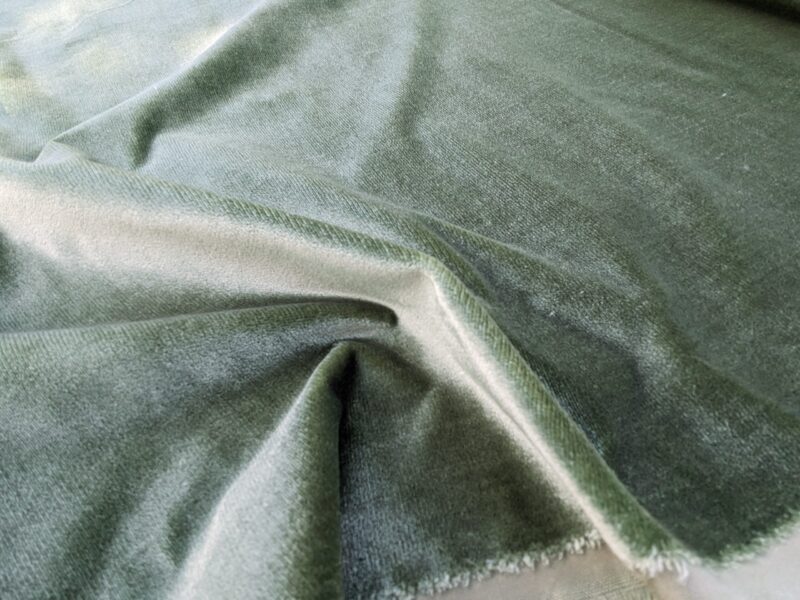 PXL_20240228_204250315 Queen's Silk Velvet Jade Green Radiance Highest Quality Heavy 39,000+ martindale MSRP USD 728/Yard