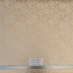 PXL_20250403_211730595 Clarence House Florent Damask Cotton Beige Pale Gold Italian Damask Pomegranate MSSP USD220/y