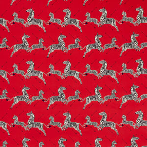 SC_000516641_SCH Scalamandre Zebras Petite Lime Denim Black White Cotton Print Animal MSRP USD258/y