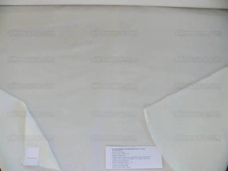 products-P1590708-2 Scalamandre Ascot Ivory 100% silk Taffeta Pure White Very Thick! Per Yard MSRP USD 238/Y