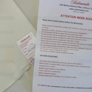 products-P1590711-2 Scalamandre Ascot Ivory 100% silk Taffeta Pure White Very Thick! Per Yard MSRP USD 238/Y