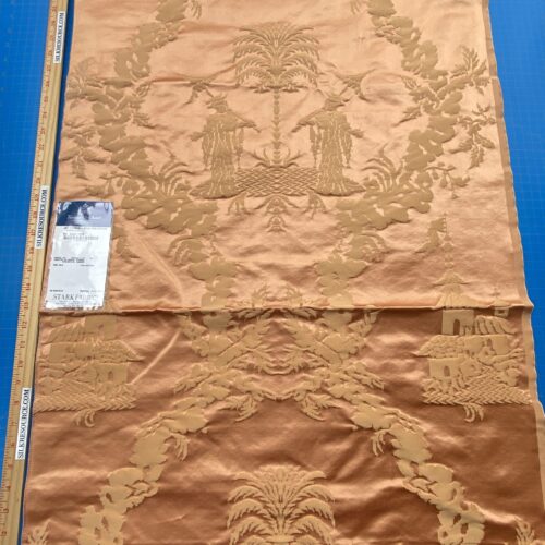 IMG_8280 58 Berkbox101 Square Silky by Tassinari and Chatel Les Chinois Cannelle Orange Chinoiserie Historic MSRP USD 700+/y