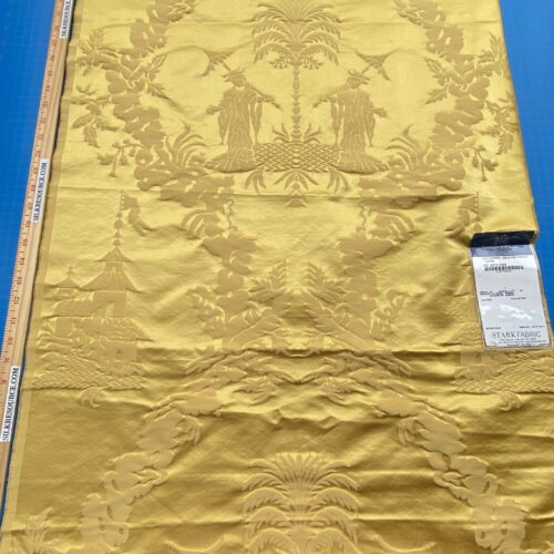 IMG_8294 61 Berkbox101 Square Silky by Tassinari and Chatel Les Chinois Jaune Yellow Chinoiserie Historic MSRP USD 700+/y