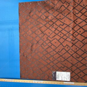 IMG_8420 1 Berkbox43 Scalamandre Squares 27x27" Grey Lattice Maze Woven