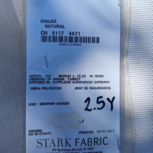 PXL_20240314_203654570 40 EV35 Length 2.5y Christian Fischbacher Dialog Natural White Stripe Sheer  MSRP200+/y