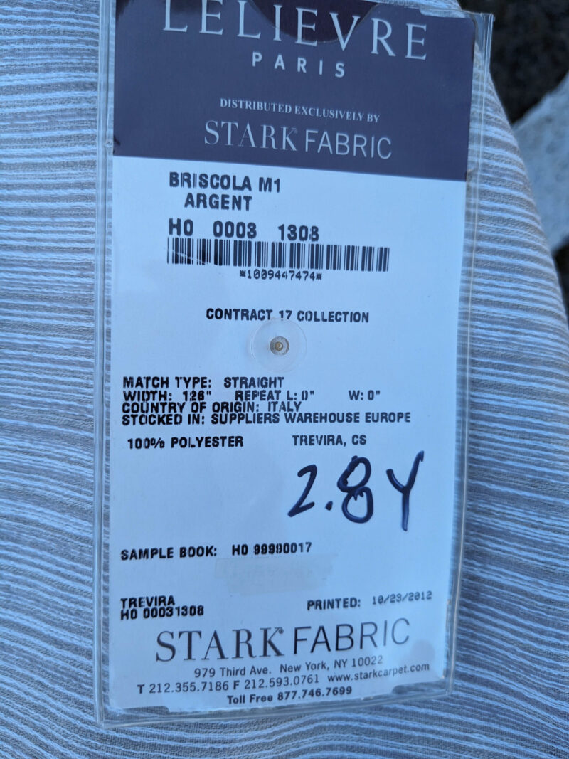 PXL_20240314_211501043 51 EV35 Length 2.8y Lelievre Paris Briscola M1 Argent White Gray Texture MSRP USD500+/y