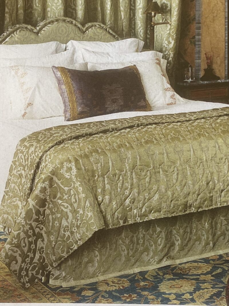 IMG_1486 100% Silk Damask Peony River - Spice Red