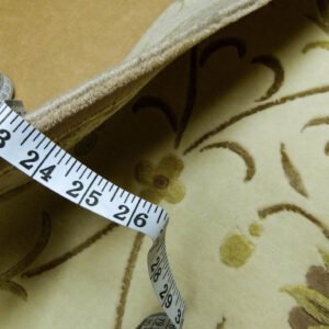 Stark Englewood Wheat 5x3' Gold Cream Silk Wool Hand-knotted Rug Modern Tulip Lotus Artichoke Crewel Flora MSRP USD 1500