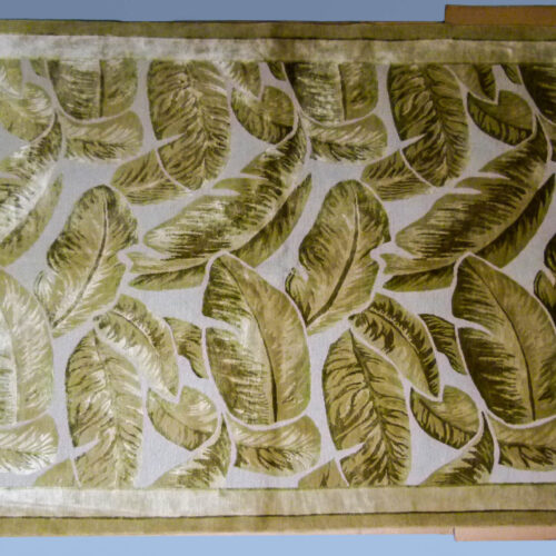 Stark El Cerrito Dark Khaki 6x9' Silk Wool Hand Knotted Banana Tree Foliage Tropical Green MSRP USD 3770