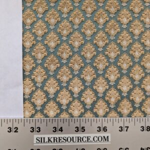 PXL_20240514_210637453 Scalamandre Old World Weavers Verrier Aqua Topaz Blue Diamond Ogee Small Scale  MSRP USD668/y