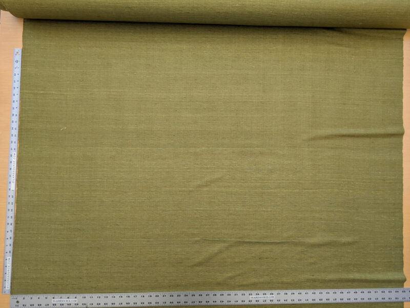 Scalamandre Vienne Texture Moss Green Silk Solid Texture MSRP USD 276/y