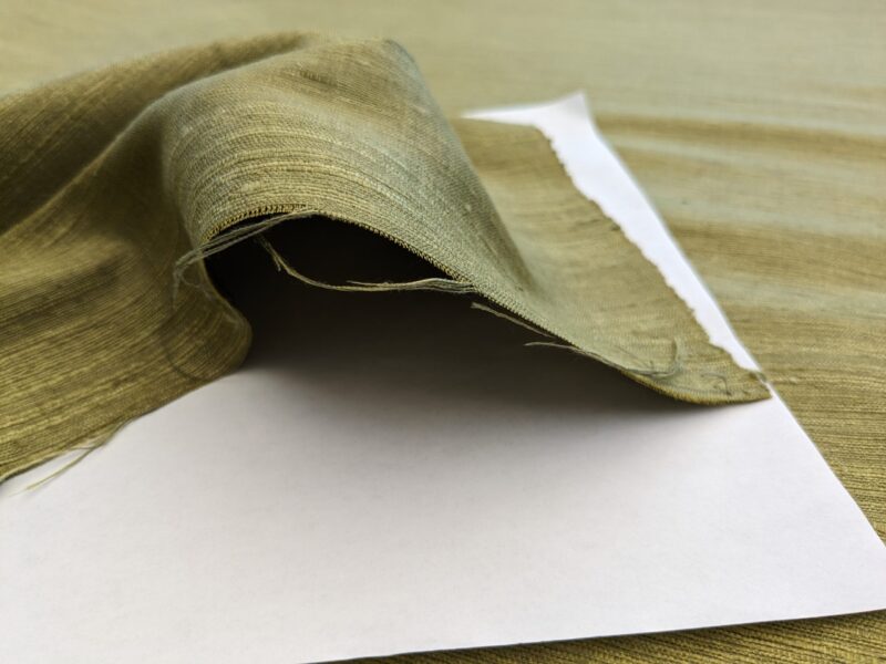 Scalamandre Vienne Texture Moss Green Silk Solid Texture MSRP USD 276/y