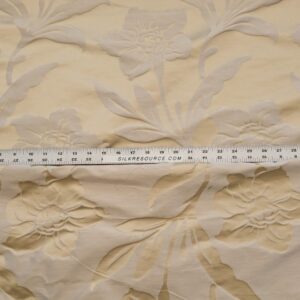 Scalamandre Sophie Ivory Silk Cotton Floral MSRP USD318/y
