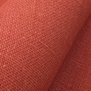 PXL_20240516_212626815 Scalamandre Luxembourg Linen Paprika Orange Red Solid Super Heavy MSRP USD284/y