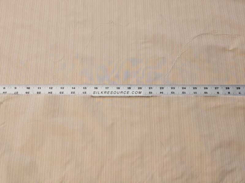 PXL_20240521_185626175 Scalamandre Astley Silk Strie Shell Beige Pin Stripe Small Scale MSRP USD350+/yard