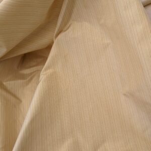 PXL_20240521_185701748 Scalamandre Astley Silk Strie Shell Beige Pin Stripe Small Scale MSRP USD350+/yard
