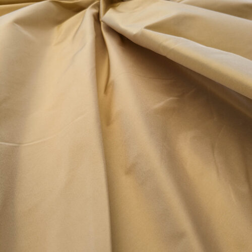 PXL_20240521_195436508 Scalamandre Taj Silk Chablis Plain Solid Gold Silk Taffeta Butter Yellow w Frost MSRP USD 200+/y