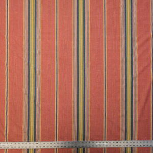 PXL_20240521_195912032 Scalamandre Savini Moire Rose Red Yellow Blue Green Stripe MSRP USD 136/y