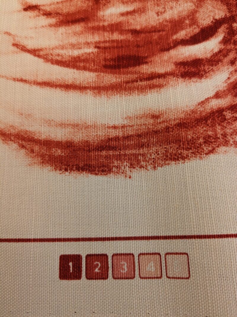 PXL_20240521_203945752 " Scalamandre Chanticleer Terracotta Rooster Chicken French Country Toile Red White MSRP USD 200+/Y