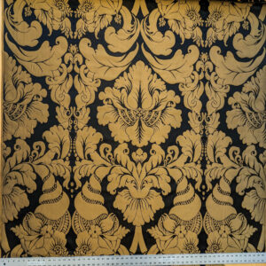 PXL_20240521_221453065 Scalamandre Aspide II Black & Gold  Damask MSRP USD 628/y